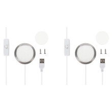 2X DIY LED Night Light Kit for Custom Nightlights No 3D Parts Included Maker Treasure House Toy Model MH001 Warm White