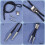 Bolo Tie Accessory Kit Round Slide Textured Tip Black Tip Wire Alloy Replacement End Cap Wire for Bolo Tie Making A 1