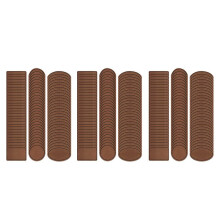 270 Pcs Leatherette Blank Hat Patches Iron Leatherette Patch Rustic Faux Leather Patches for Jacket Backpack