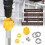 PVC Thread Maker Tool for Electric Drill, Dies Pipe Threader Plumbing Tool, PVC Pipe Threading Plumbing Kit A 5
