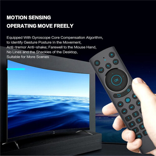 G20S PRO BT5.0 2.4G Wireless  Voice Air Mouse Gyroscope IR Learning Backlit Remote Control for Android TV BOX