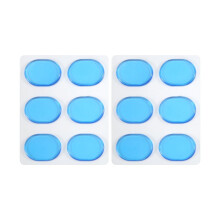 12 StüCk / Set Trommel Kit SchalldäMpfer Aufkleber Silica Gel Aufkleber Trommel DäMpfer Gel Pads Snare Trommel SchalldäMpfer Stumm Blau