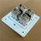 4 Sockets CAT6A RJ45 Faceplate LAN Network Outlet Jack Shielded Ethernet Wall Panel Board 86x86mm Network Installation 2