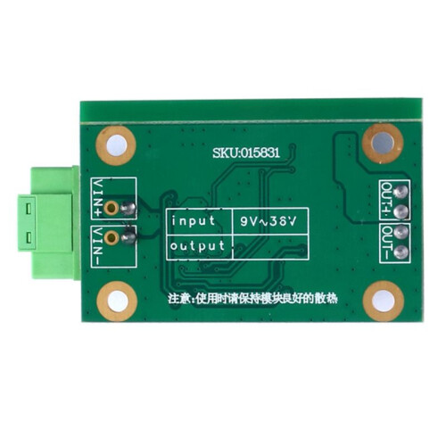 - Industrial Grade Wide Voltage Step- and Step-Down High Power Regulator Module 9-36V to 12V Output 1