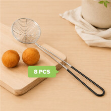Hot Pot Strainer Scoops, Stainless Steel Hot Pot Strainer Spoons Mesh Skimmer Spoon Strainer Ladle With Handle