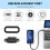 10 Pcs Micro-USB TYPE C 4Pin Waterproof Female USB C Socket Port with Screw Hole Power Charging Interface USB Connector 2