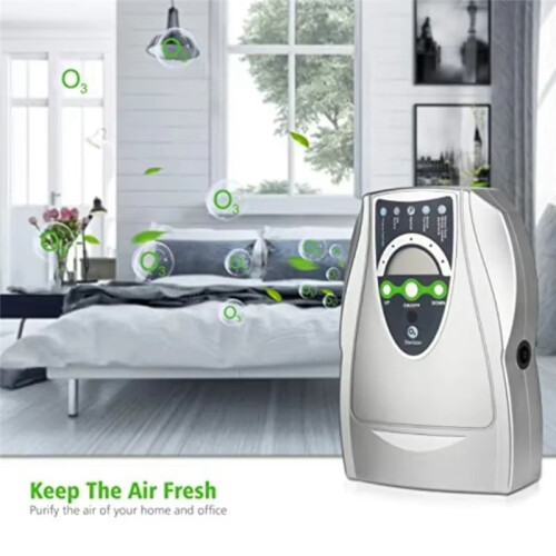 Ozone Generator Water Air Purifier Multipurpose AC220V Air Sterilizing System with Silicone Tubes Diffuser Stones (EU) 2