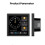 2X Tuya T3E Panel  Touch Screen Panel EU  Control Panel  Zigbee  Home Wall Push Light ,Black 3