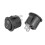 20 Pcs SPST Black Button /Off Round Rocker  AC 6A/125V 3A/250V 3