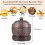 Electronic Aromatherapy Electric Incense Burner Essential Oil Night Light 220V Timing Temperature Adjustment,S 5
