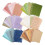 96 Sheets Textured Scrapbook Paper and Mesh Fabric Assorted Set,6 Pack Mixed Special Paper for Scrapbooking Planner 2