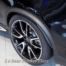 (2Pcs Rear Fender) For Mercedes-Benz GLC SUV X253 2015-2022 Coupe C253 2016-2022 2Pcs Wheel Arch Fender Flares Mudguards GLC43 GLC63 AMG Upgrade