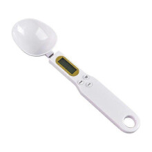 (white) LCD Digital Kitchen Scale Electronic Cooking Food Weight Measuring Spoon 500g 0.1g Coffee Tea Sugar Spoon Scale Kitchen Tool