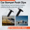 5mm x 5mm Hole Dia Black Plastic Rivets Fastener Push Clips 48 Pcs 8
