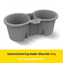 (Gray) For Tesla Model 3 Y2021 2022 2023 Cup HolderCar Central ControlStorage Box ModelY Parts Accessories Auto Interior Goods