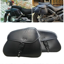 Motorcycle Saddlebags Side Tool Bag Luggage Pouch Black for Kawasaki Vulcan VN 800 900 1500 1600 1700 2000 Custom Nomad Drifter