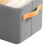 2X Multi-Functional Closet Organizer,Steel Ring Storage Box, Fabric Folding Bedroom Wardrobe Clothes Storage Box B 4
