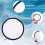 64 Pieces Sublimation Patch Blanks Quality Fabric Iron- Circular Blank Patch for Clothes, Hats, Uniforms, Backpacks 2
