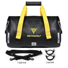 (40L-Black) 3 Color 40L 66L 90L Waterproof Tail Bags Back Seat Bags Travel Bag Luggage Rear Seat Bag Pack Universal Motorcycle Bags For BMW
