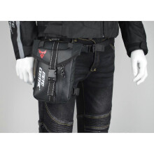 (Small red) MOTOCENTRIC Motorcycle Riding Thigh Bags Motocross Leg Bag Pockets Racing Bag Knight Thigh Waist Bag Motorbike Shoulder Backpack