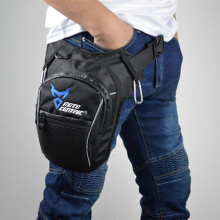 (Blue) MOTOCENTRIC Motorcycle Riding Thigh Bags Motocross Leg Bag Pockets Racing Bag Knight Thigh Waist Bag Motorbike Shoulder Backpack