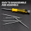 2X 12-in-1 Screwdriver Multibit Screwdriver with Magnetic Bit Holder Includes Flat , Phillips, Hex,Square 7