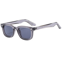 (1pcs, Graue Gläser 2) Unisex-Brille mit quadratischem Rahmen - klare und getönte Gläser, Anti-Blaulicht-Optionen