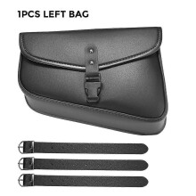 (Left Bag) Motorcycle Swingarm Bag Side Saddlebag for Sportster for Rebel 300 500 Swing Arm Bags PU Waterproof Motorcycle Day Trip Tool Bag