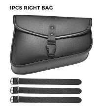 (Right Bag) Motorcycle Swingarm Bag Side Saddlebag for Sportster for Rebel 300 500 Swing Arm Bags PU Waterproof Motorcycle Day Trip Tool Bag