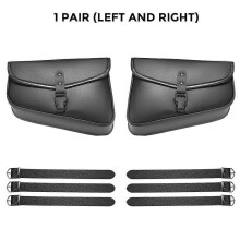 (One pair) Motorcycle Swingarm Bag Side Saddlebag for Sportster for Rebel 300 500 Swing Arm Bags PU Waterproof Motorcycle Day Trip Tool Bag