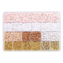 Clay Beads Bracelets for Women, Bracelet Making Kit Gold for Jewelry Making, Charms Bracelet Kit DIY Arts A