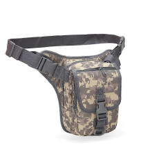 (ACU) High Quality Nylon Men Hip Bum Belt Bag Military Motorcycle Rider Camouflage Pouch Casual Male Assault Fanny Waist Pack Bags