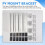 Solar Panel Mount Bracket Photovoltaic Panel Rail Solar Panel Mount Fastening Module with Mid for Trapezoidal Roof 30mm 5
