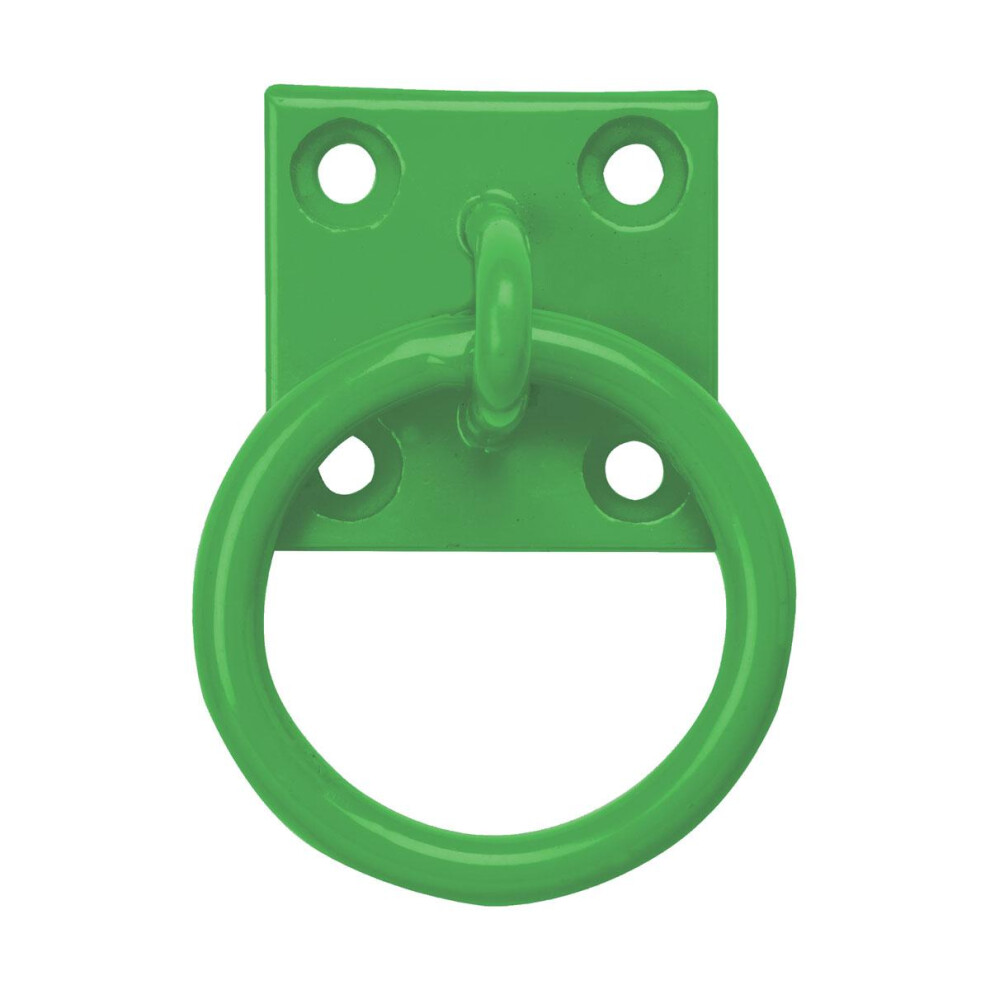 Photos - Climbing Gear  Perry Equestrian Chain Ring On Plate (Pack Of 2)(One Size, Green)