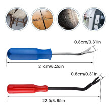 Upholstery Staple Nail Remover Tool, 8 Pcs Steel Nail Puller Remover Tool for Remove Staple in Furniture Wooden Case