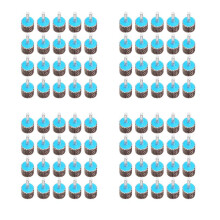 80 Pack Mounted Flap Wheel 80 Grit Aluminum Oxide Sanding Flap Wheels for Drill - Abrasive Grinding Tool