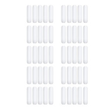 50 Pcs 25mm(1 Inch) PTFE Magnetic Stirrer Mixer Stir Bar,White Color,Laboratory Bar,Stir Plate Bar,7mm25mm Stir Bars