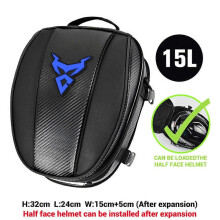 (MC-0079 Blue) Waterproof Backpack for Motorcycle Backpacks Sissy Motorcycle Helmet Cover Road Glide Saddle Bag Royal Enfield Himalayan Zontes