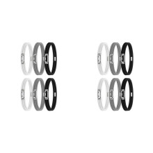12x Garbage Can Bands Cord Lord Adjustable Large Trash Can Rubber Bands Fits 8-33 Gallon Trash Cans Multifunction Band B