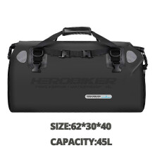 (HWB-02-BK NEW) HEROBIKER 45L Motorcycle Bag Waterproof Motorcycle Backpack Helmet Bag Mochila Motociclista Motorcycle Tail Bag Moto Tank Bags
