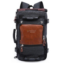 (Retro backpack black) HEROBIKER 45L Motorcycle Bag Waterproof Motorcycle Backpack Helmet Bag Mochila Motociclista Motorcycle Tail Bag Moto Tank Bags