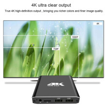 Lettore Multimediale 4K H.265 Ad HD per Media Player 1080P Full HD MP4 Video Multimedia HDD Player Micro- TF Card USB Disk Pen Drive EU
