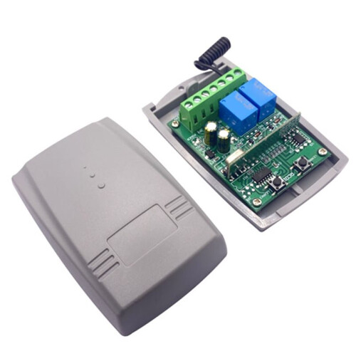 2CH 433mhz Garagentoröffner Torempfänger Universell 10A Multi-Marken Controller Schalter Festcode Rolling Code