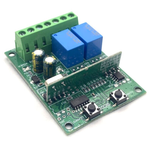 2CH 433mhz Garagentoröffner Torempfänger Universell 10A Multi-Marken Controller Schalter Festcode Rolling Code 1