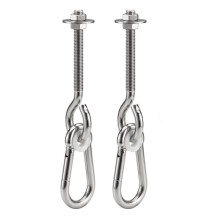 2-Pack Zware Bushing Swinghanger, Schommelsetbeugel met Snap Haken voor Schommels, Zandzak Hangmatten Yoga