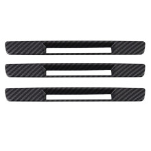 3X for CX3 2016 2017 2018 Center Console Carbon Fibre Liquid Crystal Screen Trim Strip CX-3 Car Accessories