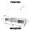 White TV Stand for 32-70 Inch TVs 3