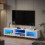 White TV Stand for 32-70 Inch TVs 2