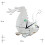 (Silver) 3D Kid Room Decoration Wall Clock Mirror 1