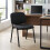Homcom HOMCOM Meeting Chair with Stackable, Padded Seat, Black 1